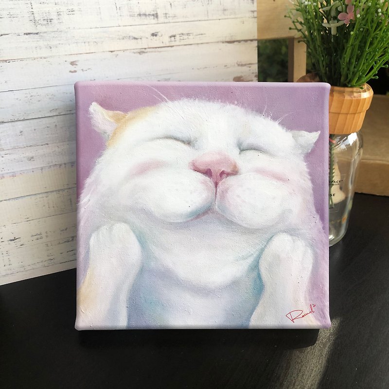 【Smile animal series – Kitten】replica painting - โปสเตอร์ - วัสดุกันนำ้ 