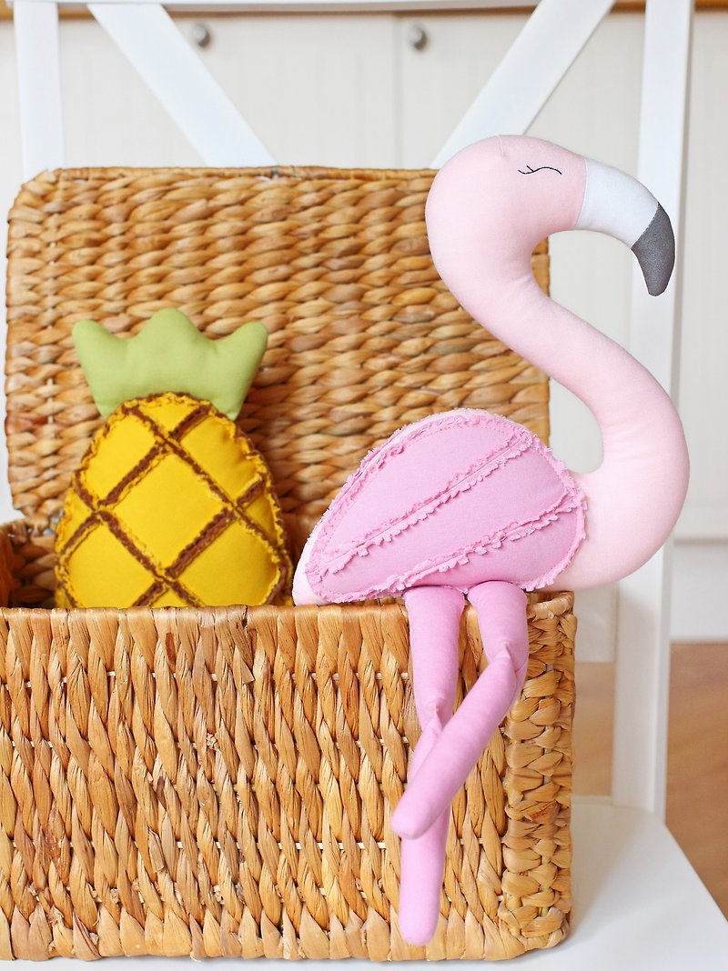 PDF Flamingo and Pineapple Stuffed Toys Sewing Pattern - DIY 教學/工具書 - 其他材質 