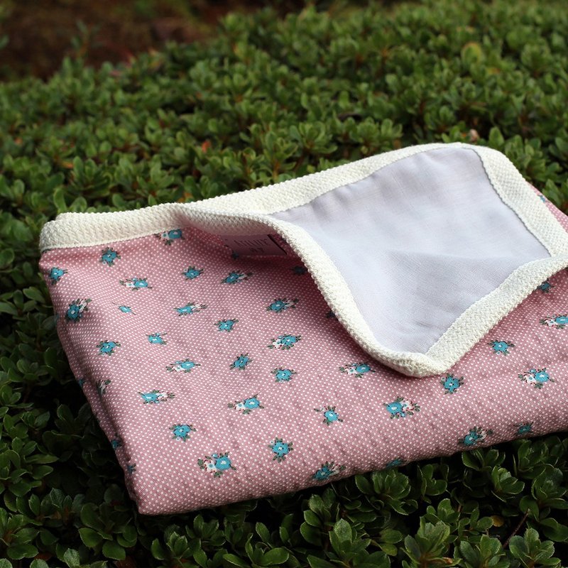 plum blossom gauze baby blanket - ผ้าปูที่นอน - ผ้าฝ้าย/ผ้าลินิน หลากหลายสี