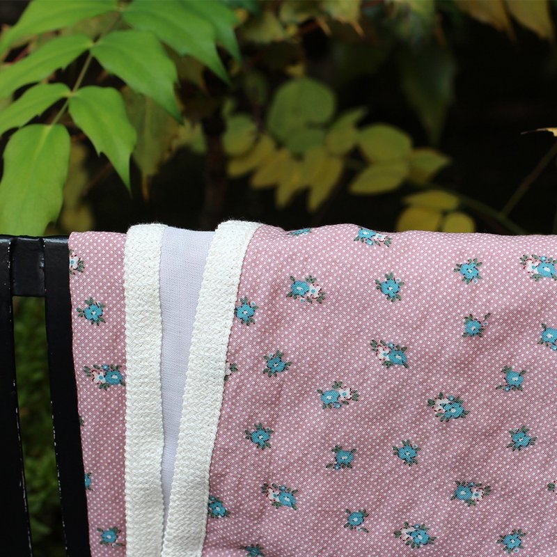Made in korea flower baby muslin swaddle gauze blanket, gift, 新生兒 出産祝い, 布  ブランケッ - 嬰兒床/床圍/寢具 - 棉．麻 多色