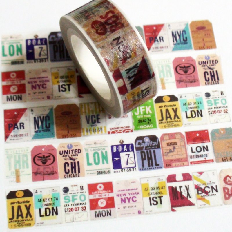 Customized Mini Washi Tape Around The World - Washi Tape - Paper 