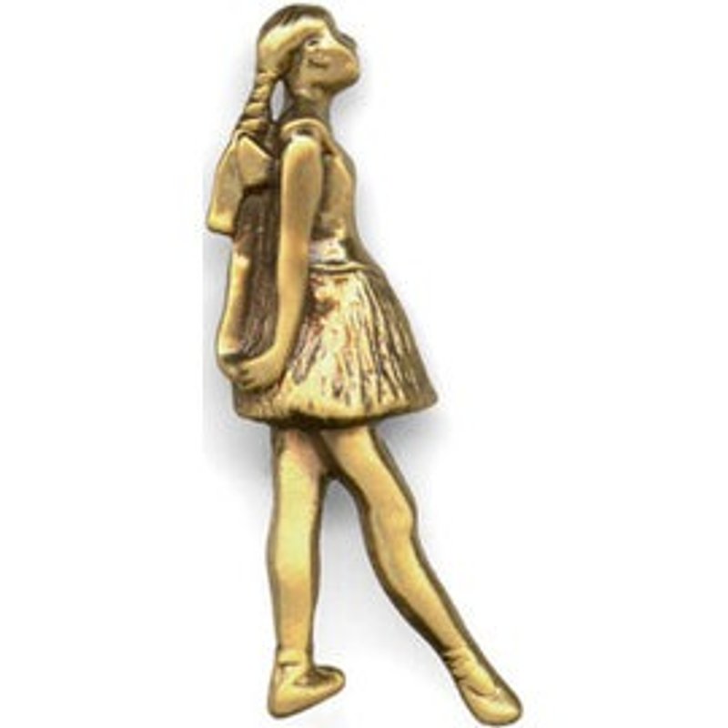 Dou Jia Ballet Little Dancer Pin - Brooches - Other Metals Gold