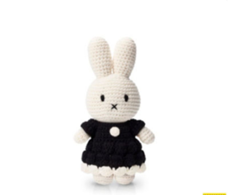 miffy handmade and her black dress - ของเล่นเด็ก - ผ้าฝ้าย/ผ้าลินิน หลากหลายสี