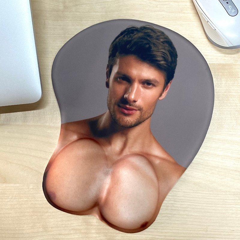Boyfriend Gift Avatar Customized Wrist Pad Mouse Pad - Mouse Pads - Rubber 