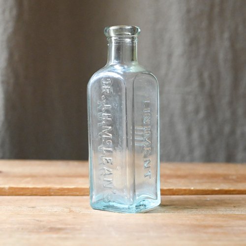 ヴィンテージ初期ガラス瓶・アンティーク、アメリカンガラス瓶