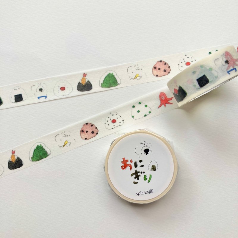 muuseries /Onigiri 15mm × 7m masking tape - Washi Tape - Paper 