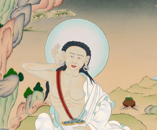 タンカアート タンカ傑作-チベット仏教の輪廻の絵 - ショップ Boudha Stupa