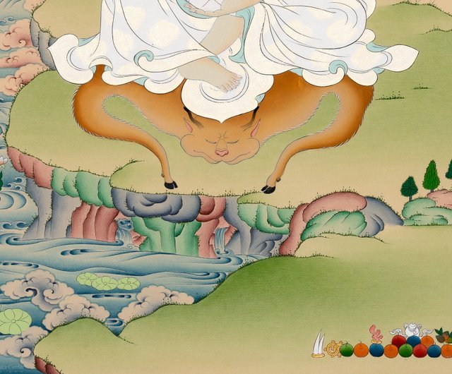 ミラレパのタンカ絵画 | 手作りのチベットアートで精神的な啓発