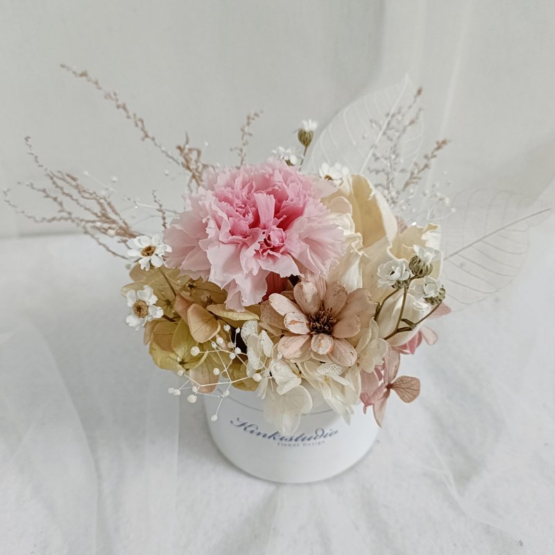 情人節禮物花束永生康乃馨盆花 結婚捧花永生花畢業花束玫瑰c七夕 - 乾燥花/永生花 - 植物．花 粉紅色