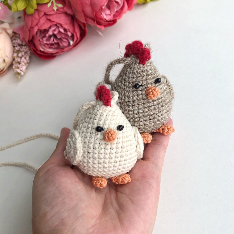 Chicken car accessories for rearview mirror charm,Car hanging accessories for wo
