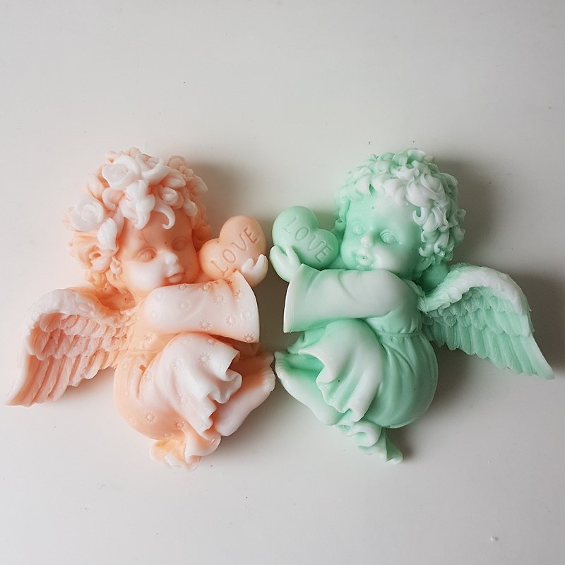 Angel Lovers , Essential oil handmade soap - Soap - Other Materials Multicolor