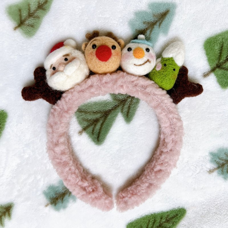 THE NEW 聖誕羊毛氈髮箍2.0 - 髮箍/髮帶 - 羊毛 