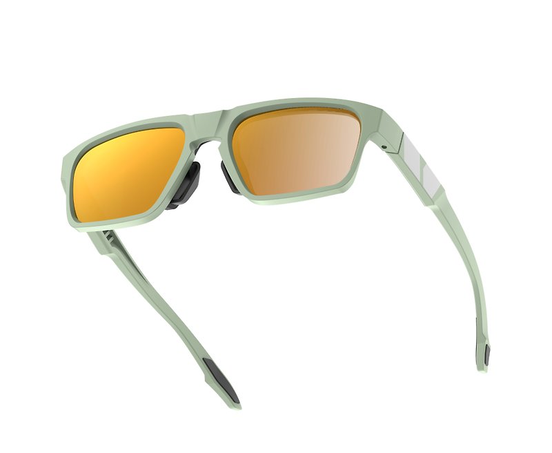 TRITON 全抗海水太陽眼鏡 - 海沫綠 (方框) - 太陽眼鏡 - 環保材質 綠色