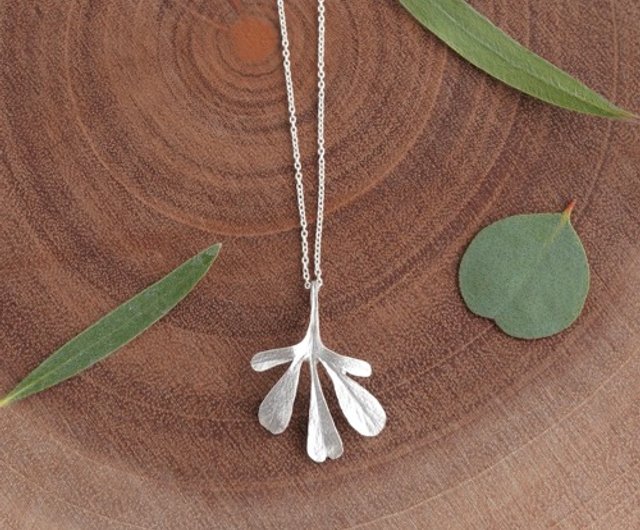 Rue leaf necklace [P100SV] - 設計館ateliersimo 項鍊- Pinkoi