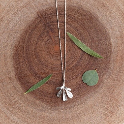 Rue leaf necklace [P100SV] - 設計館ateliersimo 項鍊- Pinkoi