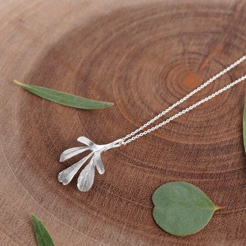 Rue leaf necklace [P100SV] - 設計館ateliersimo 項鍊- Pinkoi