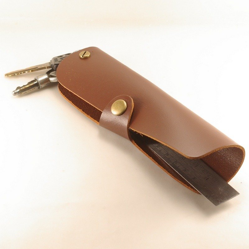 Kafka Extended Key Case/Brown - Keychains - Genuine Leather Brown