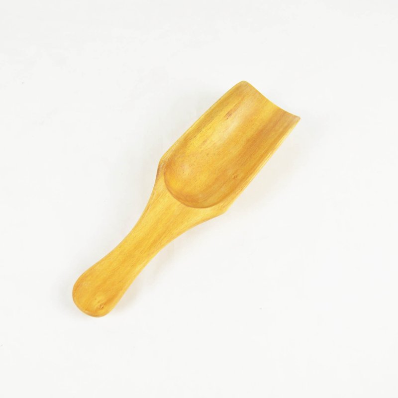 Big wooden scoop-fair trade - ช้อนส้อม - ไม้ สีนำ้ตาล