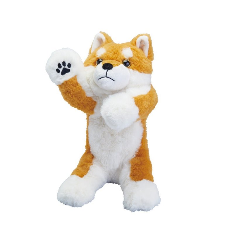 【KING JIM】Pouzoo Fluffy Animal Multifunctional Pencil Case Shiba Inu - กล่องดินสอ/ถุงดินสอ - เส้นใยสังเคราะห์ หลากหลายสี