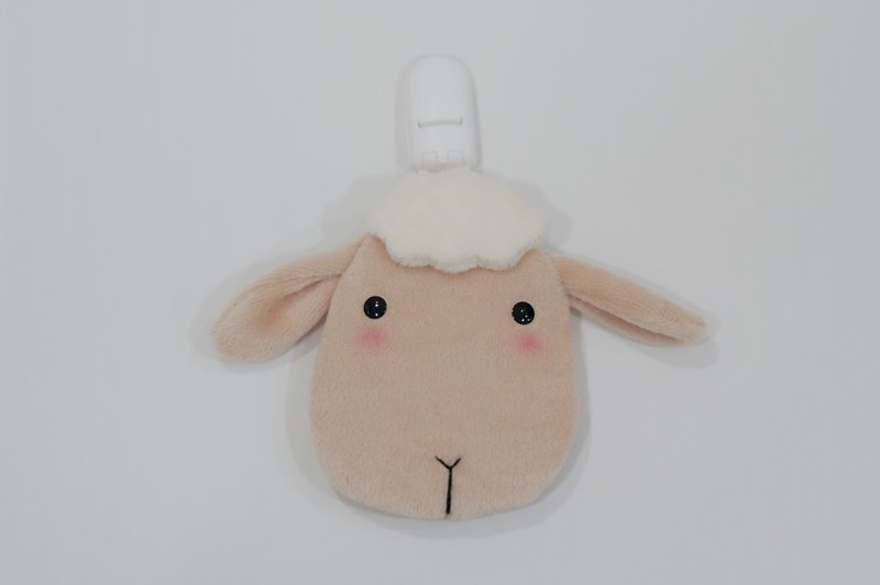 Bucute Sheep and Sheep Amulet. Yushou Set/Baby Dedicated/Handmade/Moon Gift - ของขวัญวันครบรอบ - เส้นใยสังเคราะห์ ขาว