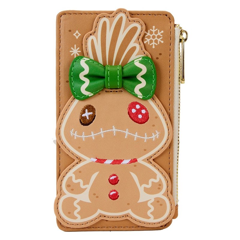 LOUNGEFLY-Stitch gingerbread man style card holder - อื่นๆ - หนังเทียม สีนำ้ตาล