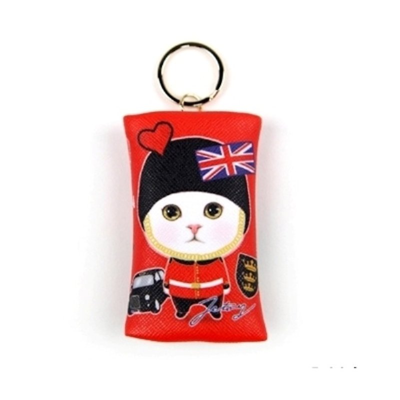 Petit key ring_British J1701506 - Keychains - Other Materials Red
