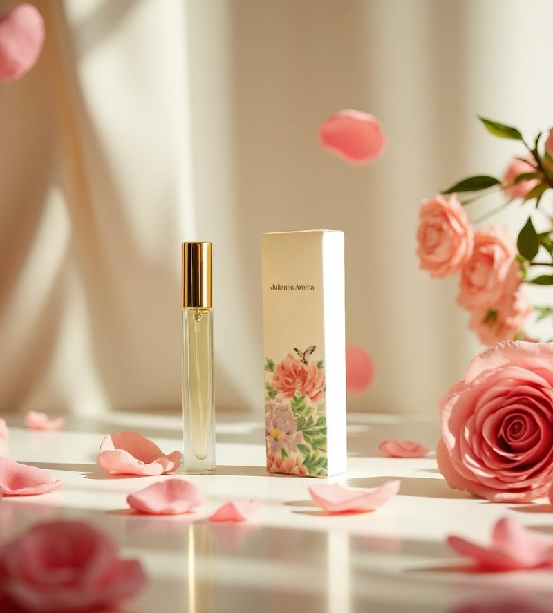 戀愛聞起來的香氣 愛神金色光芒 | 大馬士革玫瑰香水 好運磁場 - 香薰/精油/線香 - 植物．花 粉紅色