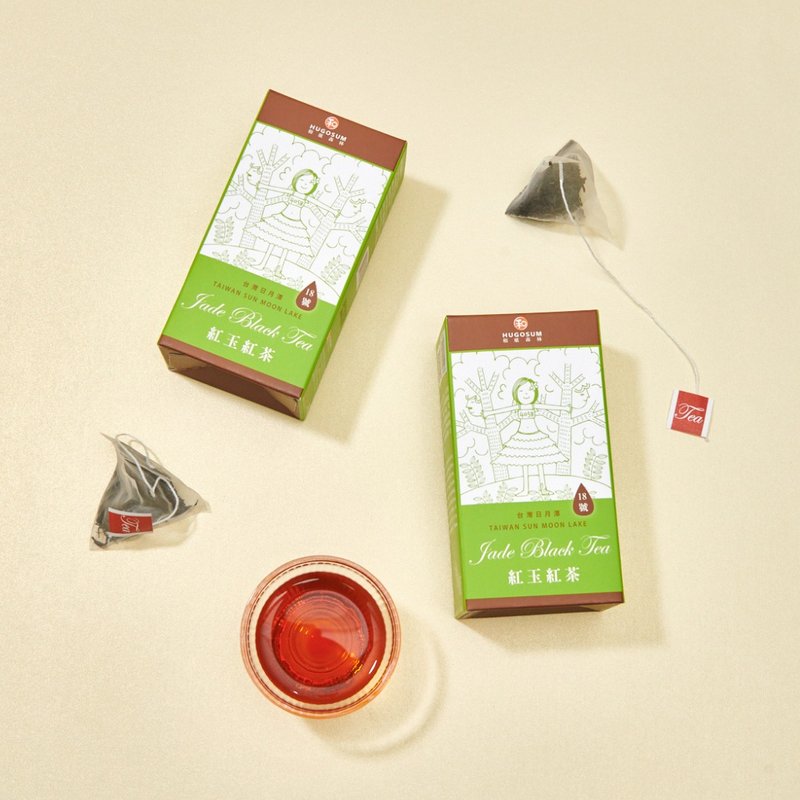 Tea Story | Taiwan No.18 Jade Black Tea Bags-6 Count / box - ชา - กระดาษ สีเขียว