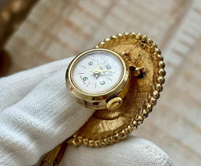 ENDURAスイスグリーン鉱石手巻き機械式時計懐中時計ネックレス ...