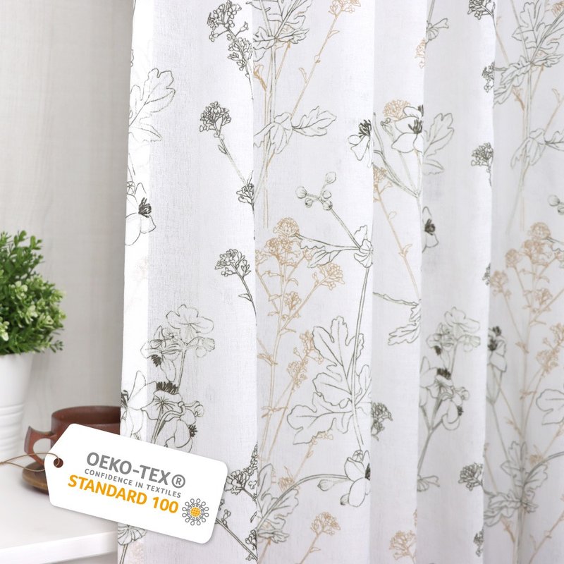 捷安傢飾│Home Desyne│MIT│手工製作│窗紗紗簾窗簾│春暖花 - 門簾/門牌 - 聚酯纖維 