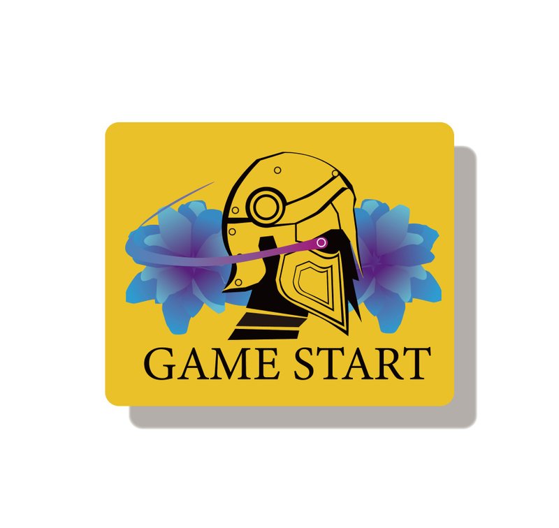 Mouse Pad-Game Start - แผ่นรองเมาส์ - วัสดุอีโค 