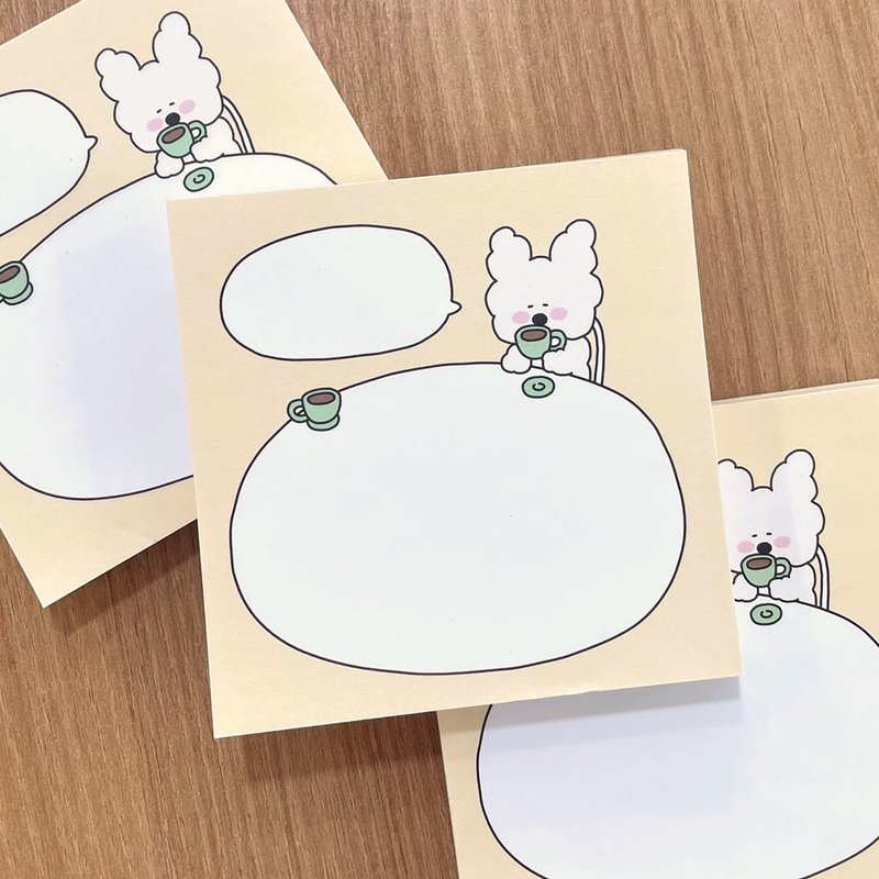 The Most Popular Memo Pad 3P SET - 便條紙/便利貼 - 紙 多色