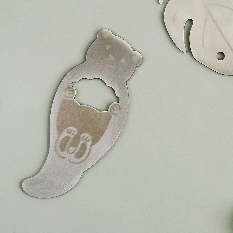 Xiaoxia Special Sale-Cute Animal Bottle Opener-03 Sea Otter-1, E2D11550-X1 - Bottle & Can Openers - Stainless Steel Silver