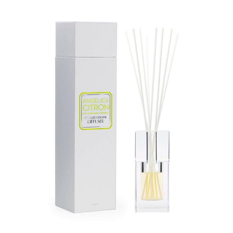 Abode Aroma 水晶家居香薰座 140ml 當歸香櫞 - 香氛/精油/擴香 - 精油 白色