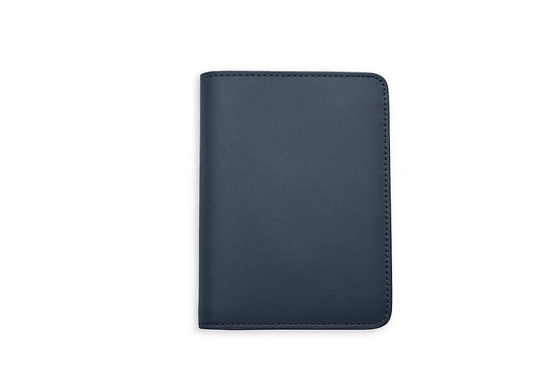 ELI Bifold Wallet in Navy - กระเป๋าสตางค์ - หนังแท้ สีน้ำเงิน