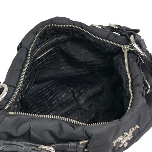 日本直送 名牌中古包 】PRADA プラダ ショルダーバッグ ブラック
