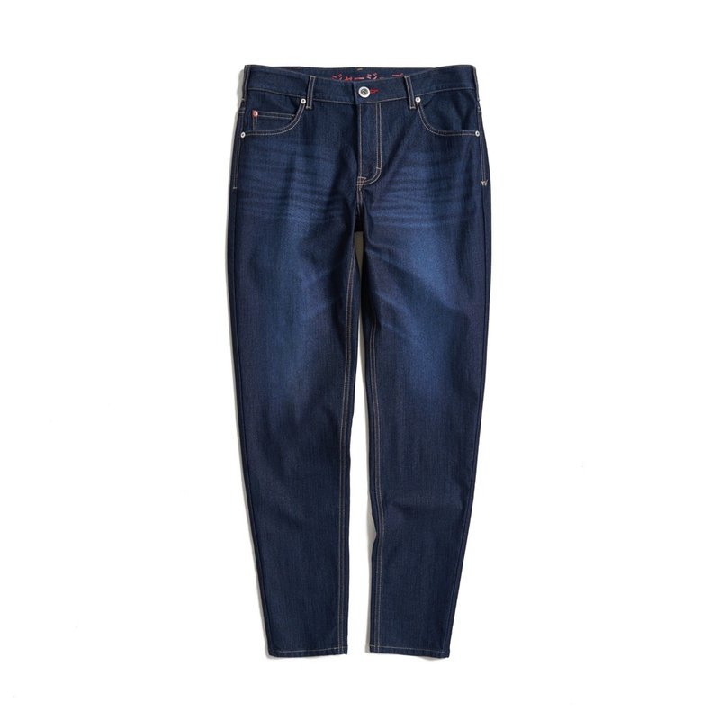 EDWIN Plus Size Jiaji Natural Standard Denim Tapered Pants-Men (Original Blue) - กางเกงขายาว - ผ้าฝ้าย/ผ้าลินิน สีน้ำเงิน