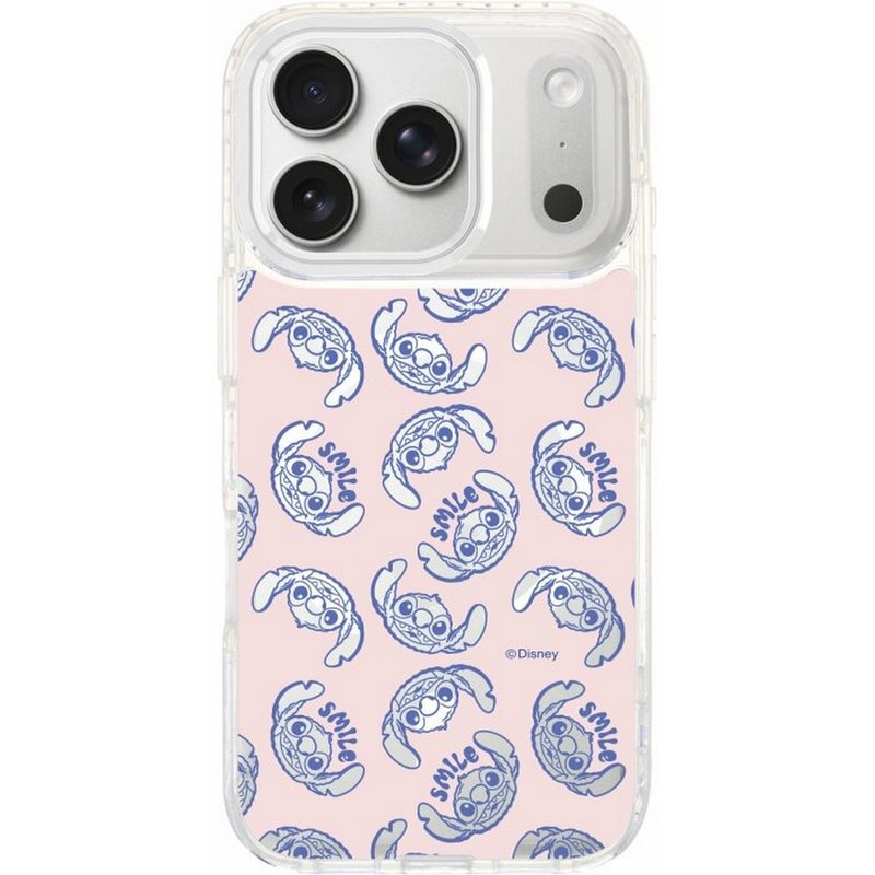 迪士尼  史迪奇图案 iPhone17 Pro 透明/磁吸磁換式手機殻 - 手機殼/手機套 - 塑膠 多色