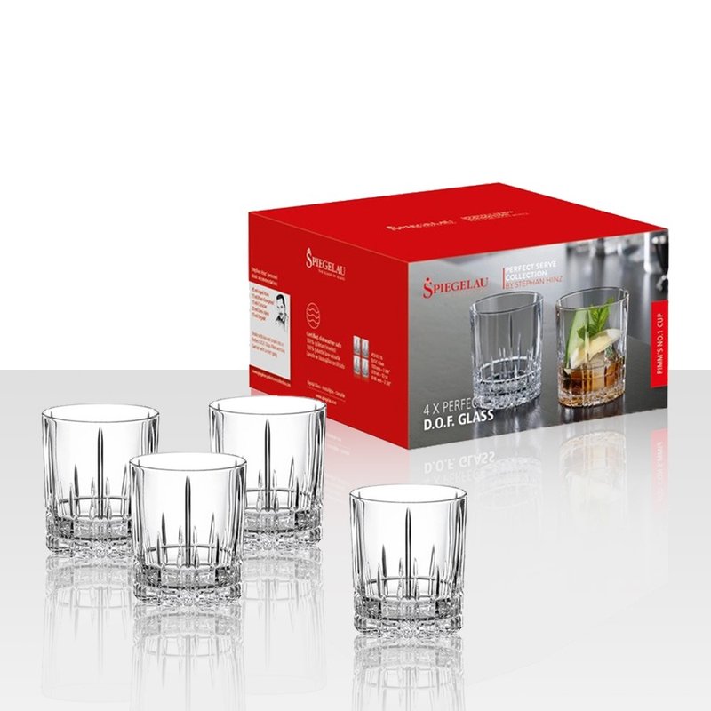 【Spiegelau】Perfect Serve whiskey glass 368ml-4 set - แก้วไวน์ - แก้ว 