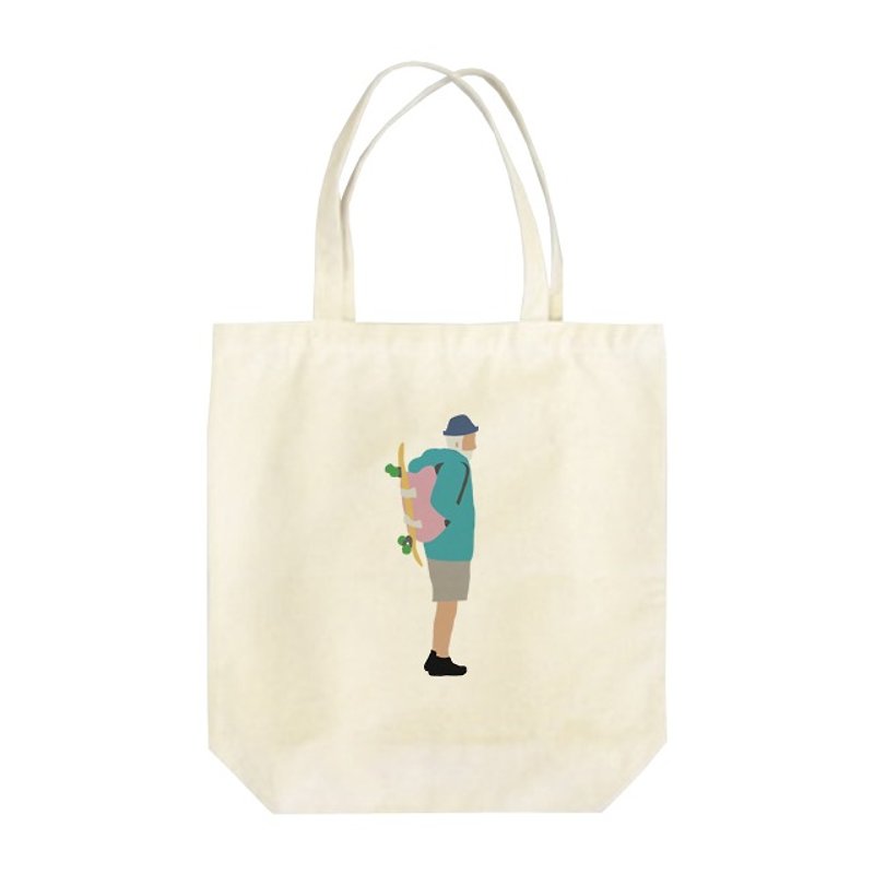 Good Life #7 Tote Bag - กระเป๋าถือ - ผ้าฝ้าย/ผ้าลินิน 