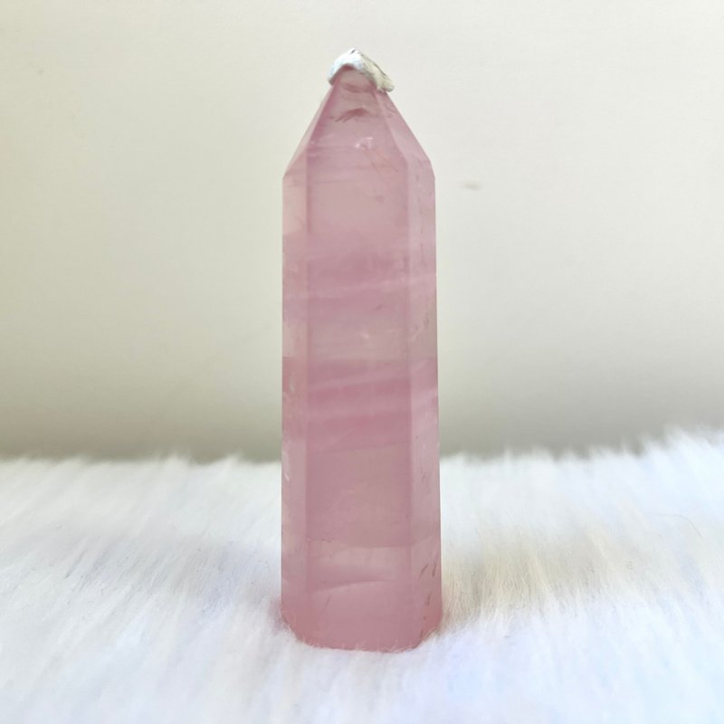 Rose Quartz Pillar | Crystal | Crystal Pillar | Crystal Ornaments ...