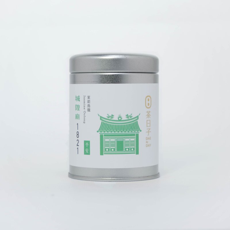 【茶包】 城隍廟1821  平安  茉莉烏龍茶 原創 Mini罐 (7茶包/罐) - 茶葉/茶包/水果茶 - 新鮮食材 銀色