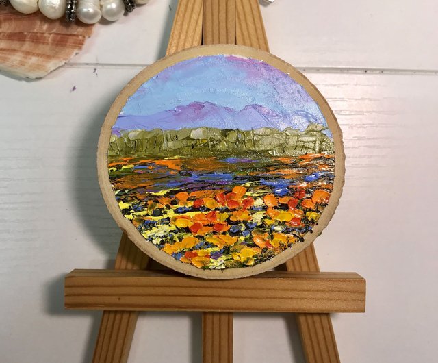 Mini Wood Embroidery Easel