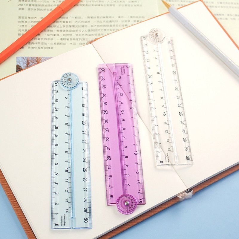 Chuyu 折疊尺/塑膠尺/測量尺/直尺/30cm - 其他 - 其他材質 多色