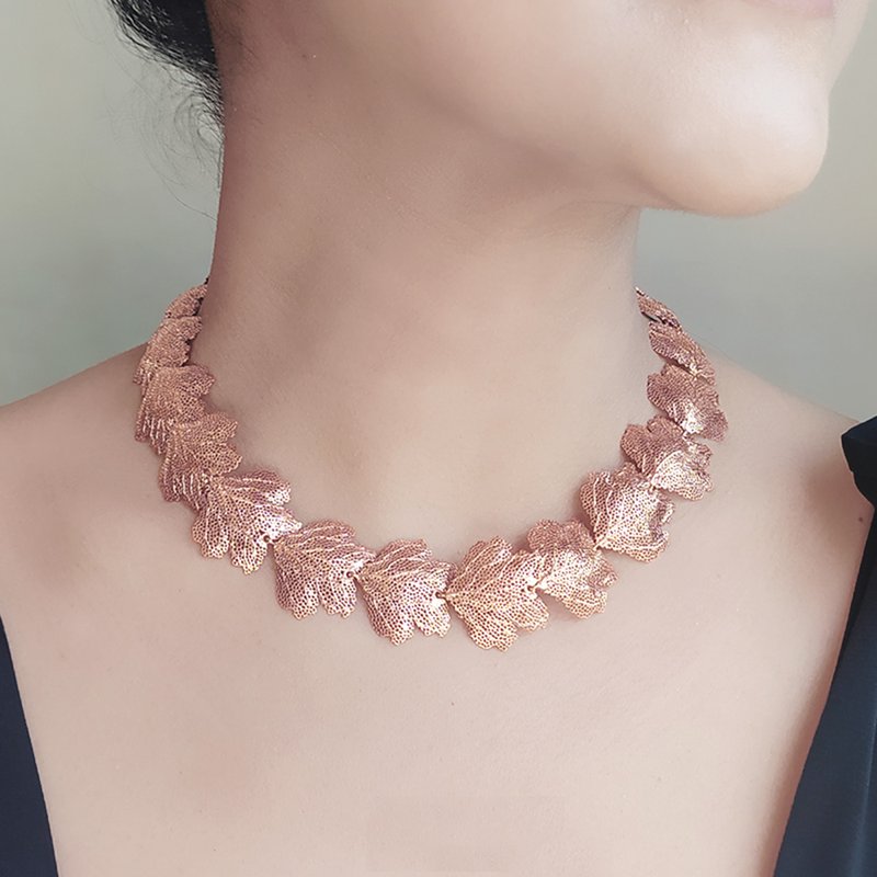 【雙11折扣】Coral Necklace Jewelry Gifts Handmade - 項鍊 - 其他金屬 