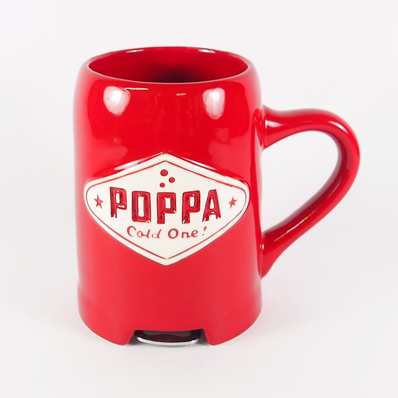 Potter Beer Cup - Big People (with opener / non-removable) [Father's Day gift] - Mugs - Other Materials Red