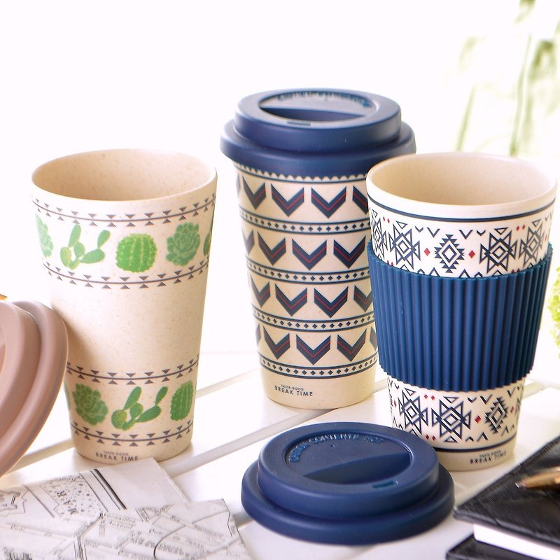 NATIVE 稻穀環保咖啡隨行杯 - 杯子 - 其他材質 藍色