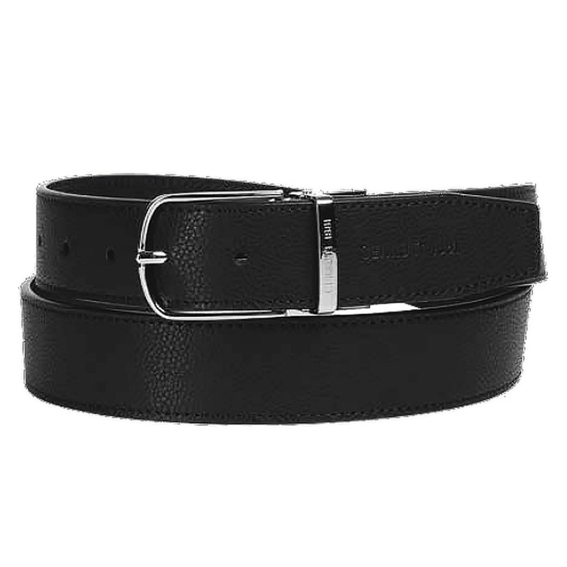 CERRUTI 1881 Limited edition 30% off top quality calfskin belt brand new counter display - เข็มขัด - หนังแท้ สีดำ