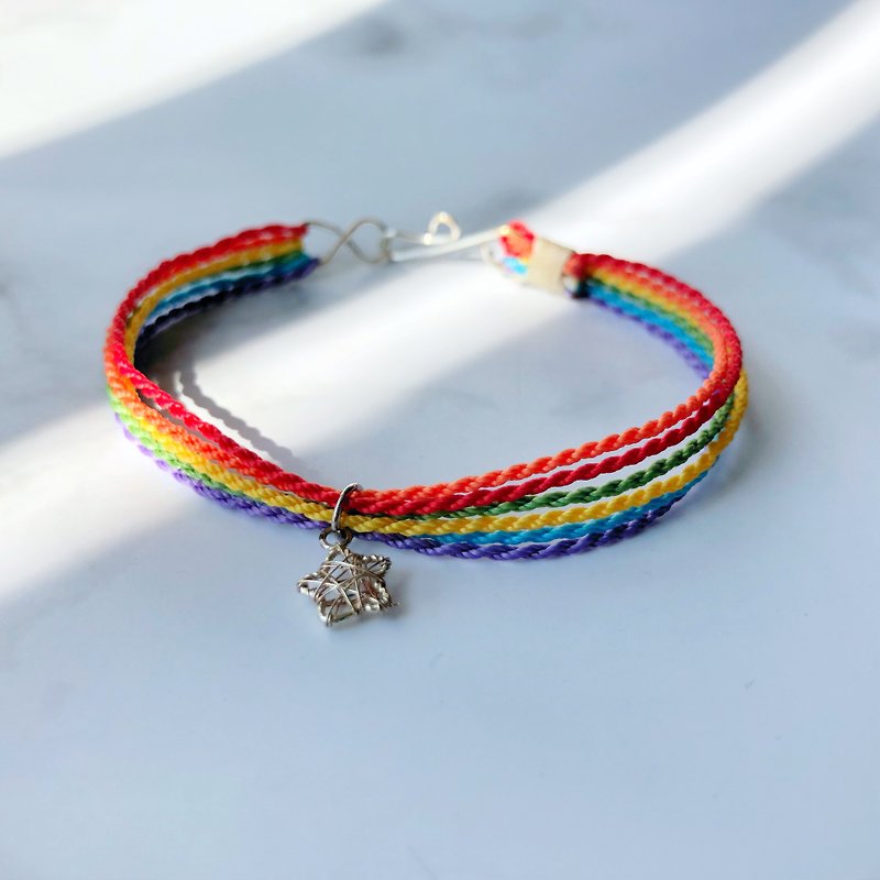 LOVE WINS / Rainbow Bracelet / PRIDE / LGBTQ - Bracelets - Waterproof Material 