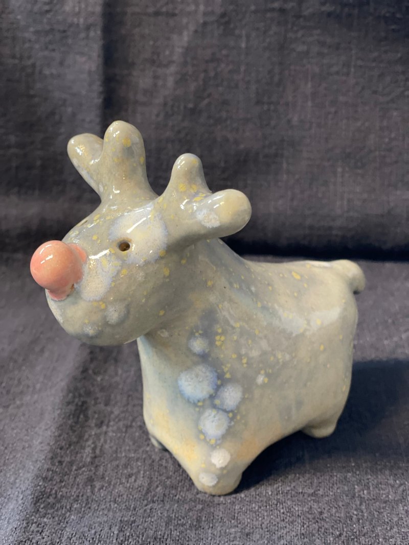 Starry Elk - Stuffed Dolls & Figurines - Pottery Gray